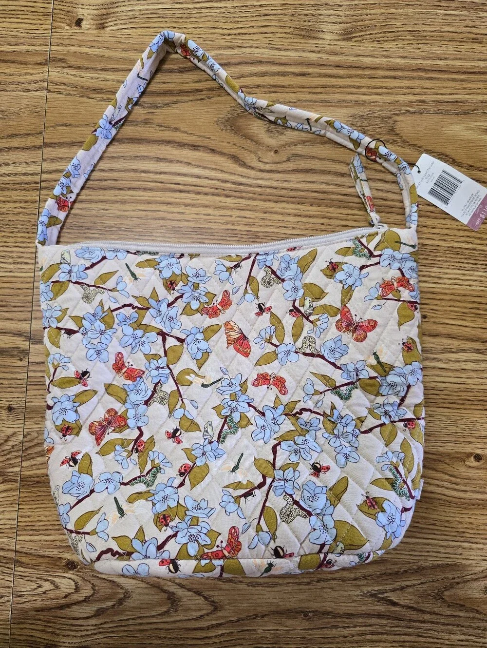 Vera Bradley Slouchy Bucket Shoulder Bag;  Pattern: Abuzz